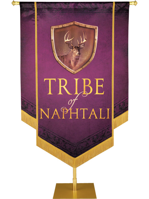 Tribe of Naphtali Embellished Banner - Handcrafted Banners - PraiseBanners