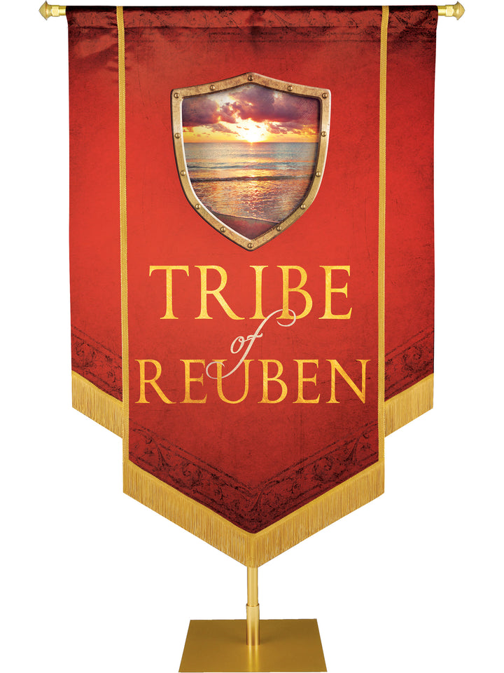 Tribe of Reuben Embellished Banner - Handcrafted Banners - PraiseBanners