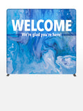 Gospel Impressions Welcome 8' Backdrop With Tube Display Stand - Year Round Banners - PraiseBanners