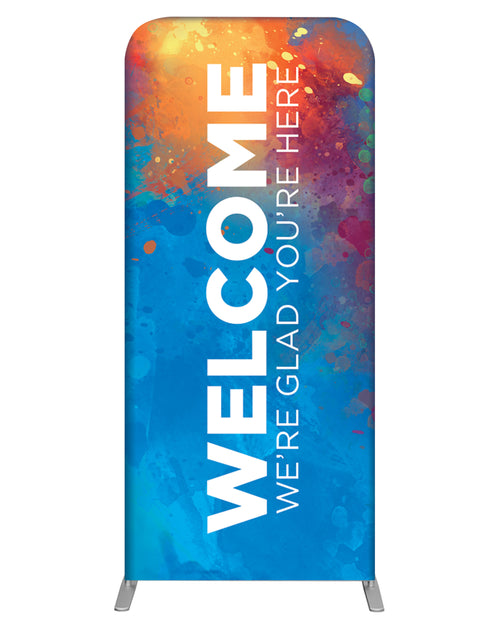 Hues of Inspiration Welcome Tube Display and Sleeve Banner Set - Welcome Banners - PraiseBanners