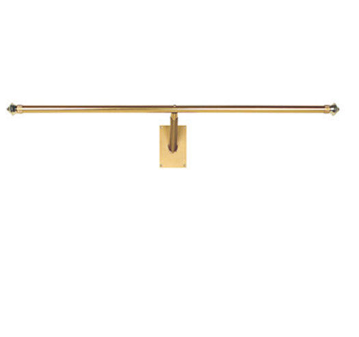 Universal Banner Wall Mount System in Black and Gold