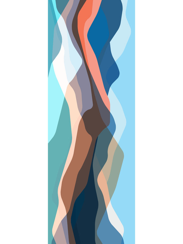 Panoramic Peaks Vinyl Floor Runner