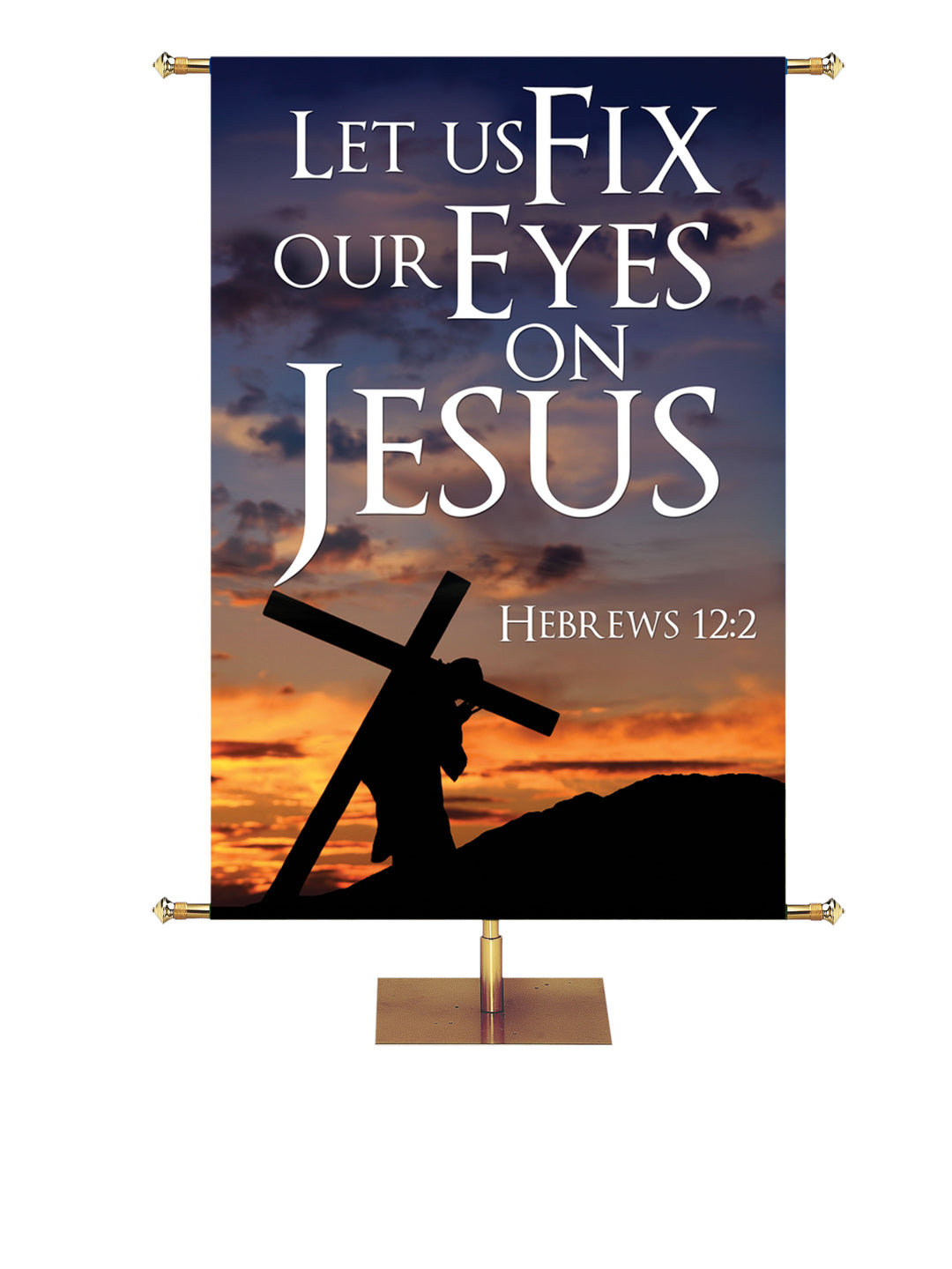 The Wonders of Easter Let Us Fix Our Eyes - Easter Banners - PraiseBanners