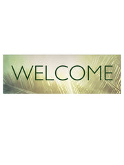 Custom Welcome Banner Blessed Palm Leaf