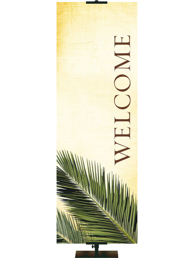 Easter Palm Stock Welcome Banner