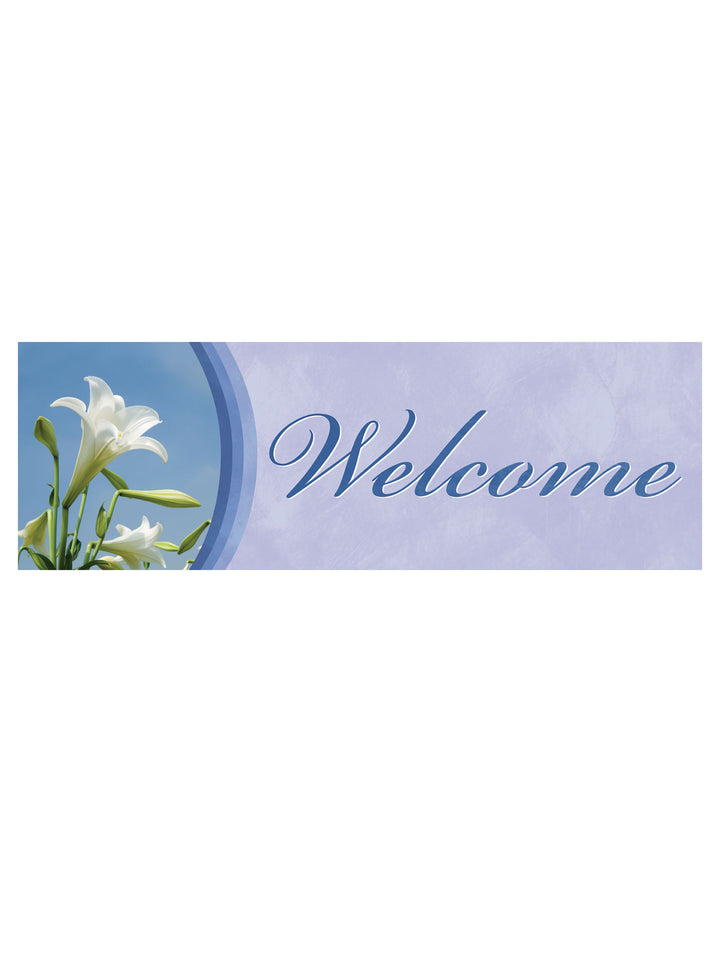 Stock Welcome Banner Lily