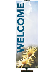 Daisy Stock Welcome Banner