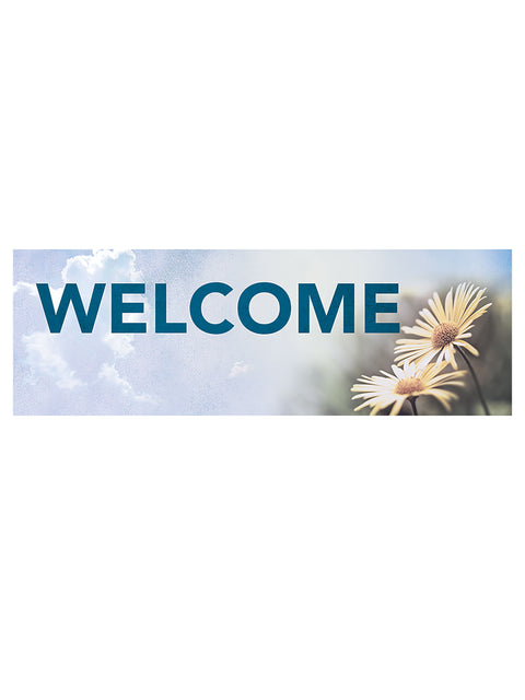 Stock Welcome Banner Daisy