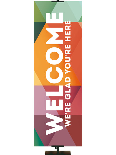 Contemporary Abstract Stock Welcome Banner