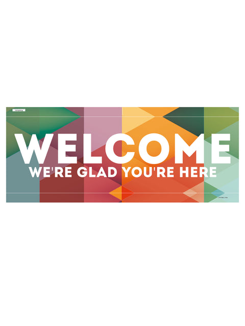 Custom Welcome Banner Contemporary Abstract - Custom Welcome Banners - PraiseBanners