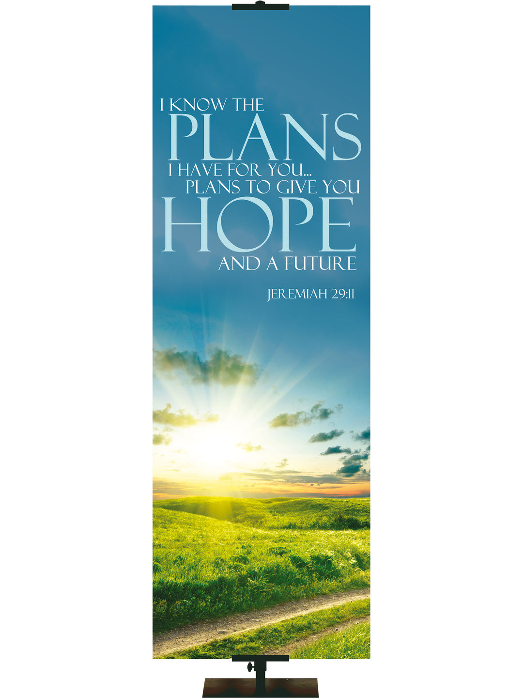 Words of Hope I Know the Plans - Year Round Banners - PraiseBanners