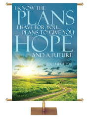 I Know the Plans Road Words of Hope Banner