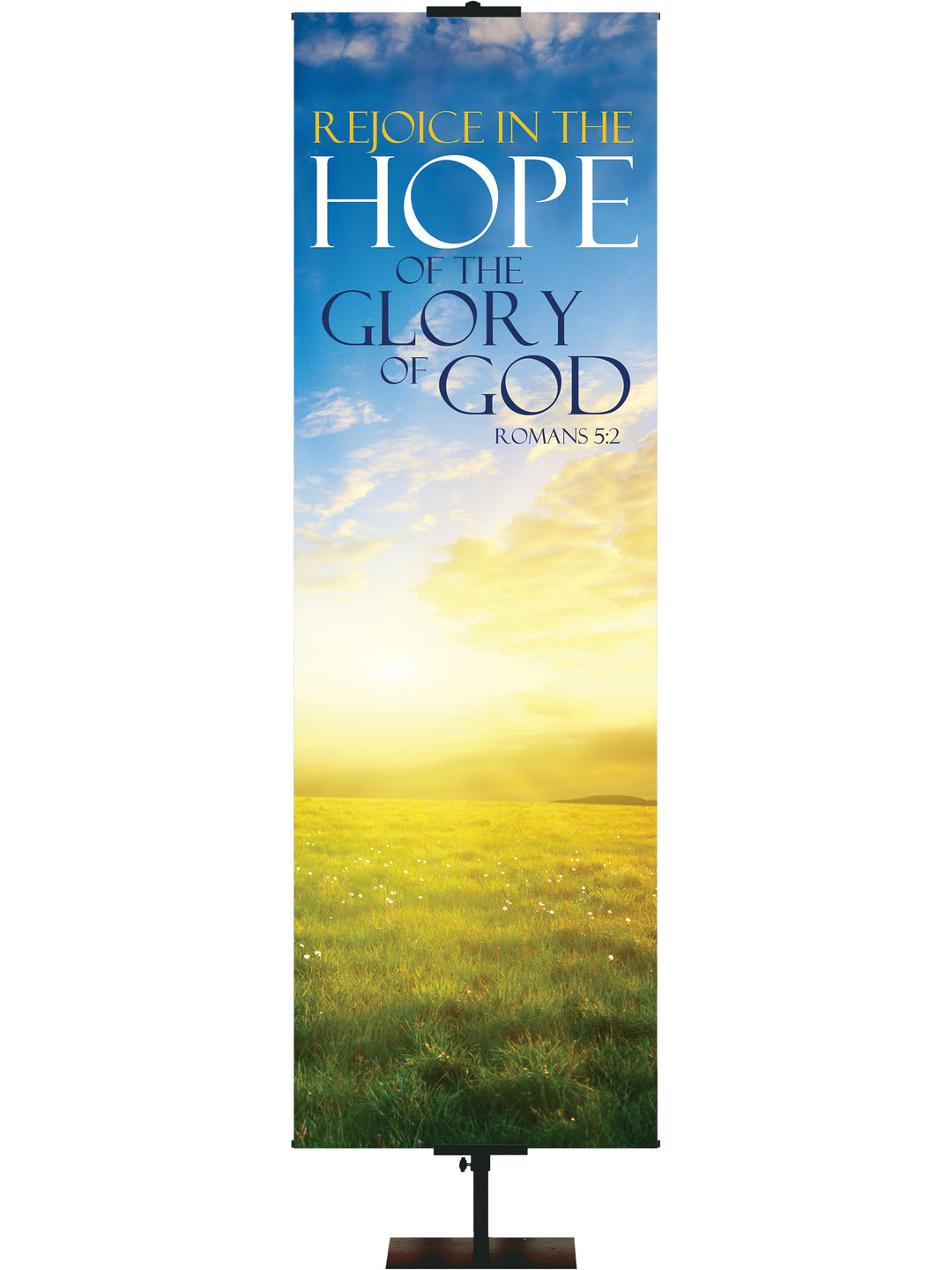 Words of Hope Rejoice in the Hope - Year Round Banners - PraiseBanners