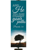 Words of Wisdom Straight Paths - Year Round Banners - PraiseBanners