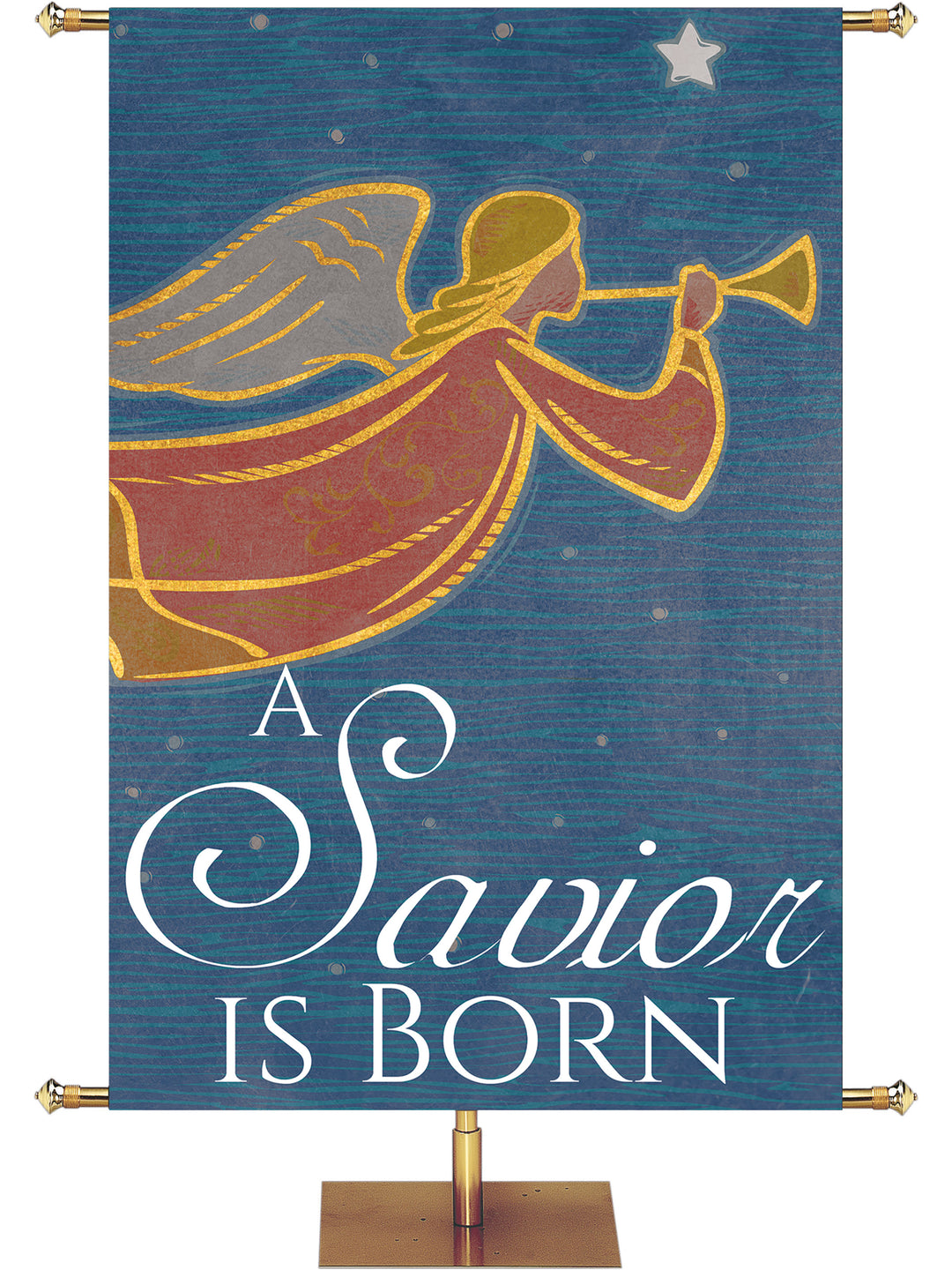Glory To God A Savior Is Born - Christmas Banners - PraiseBanners