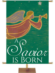 Glory To God A Savior Is Born - Christmas Banners - PraiseBanners