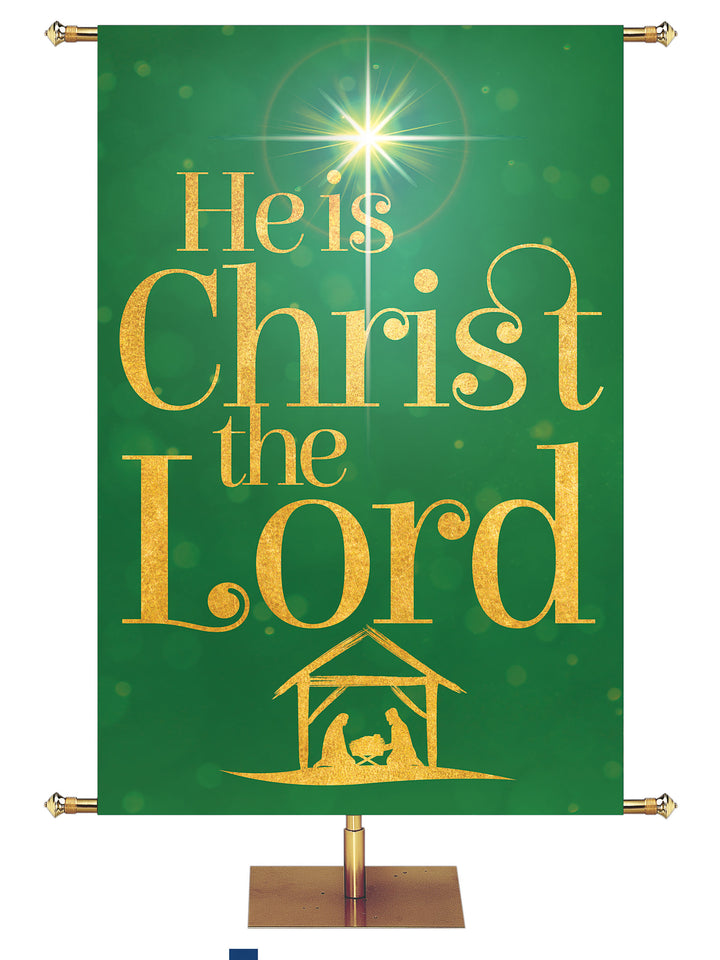 Good Tidings He is Christ the Lord - Christmas Banners - PraiseBanners