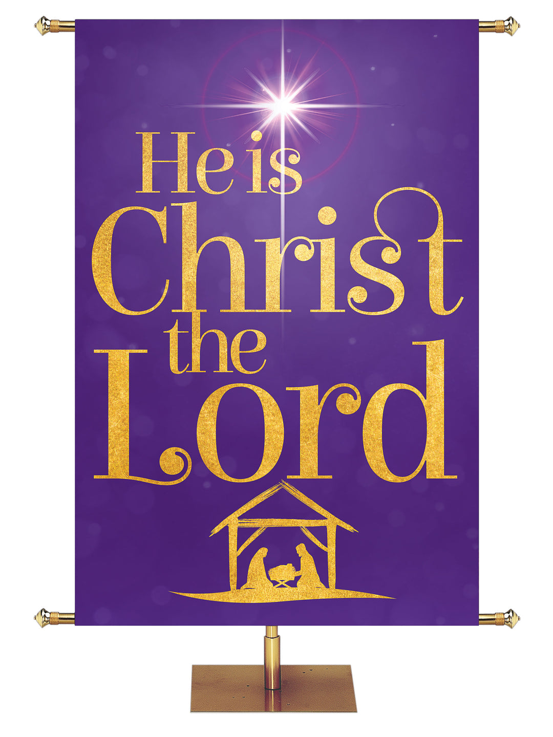 Good Tidings He is Christ the Lord - Christmas Banners - PraiseBanners
