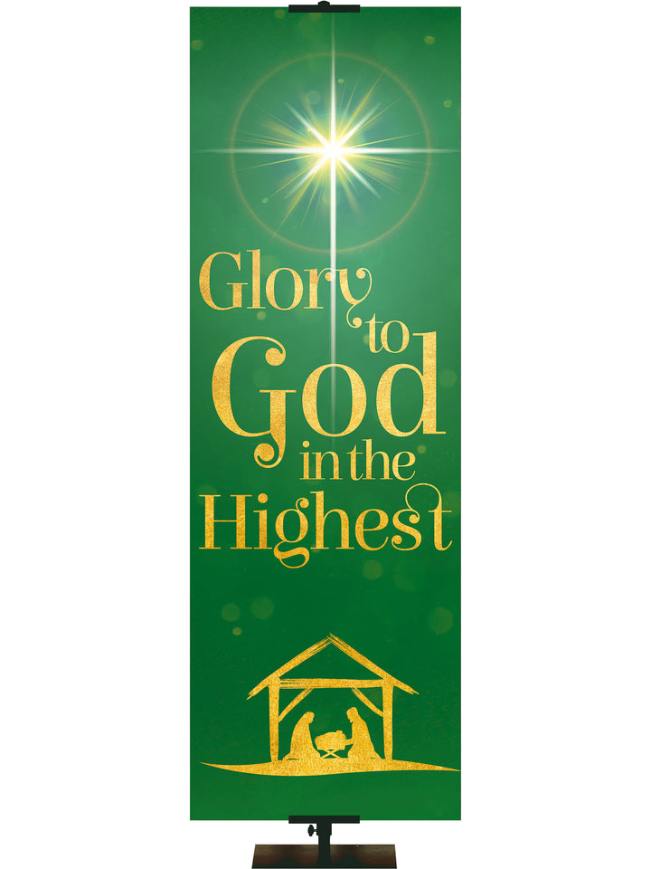 Good Tidings Glory to God - Christmas Banners - PraiseBanners