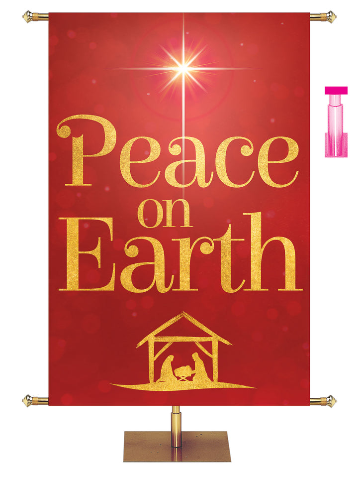 Good Tidings Peace on Earth - Christmas Banners - PraiseBanners