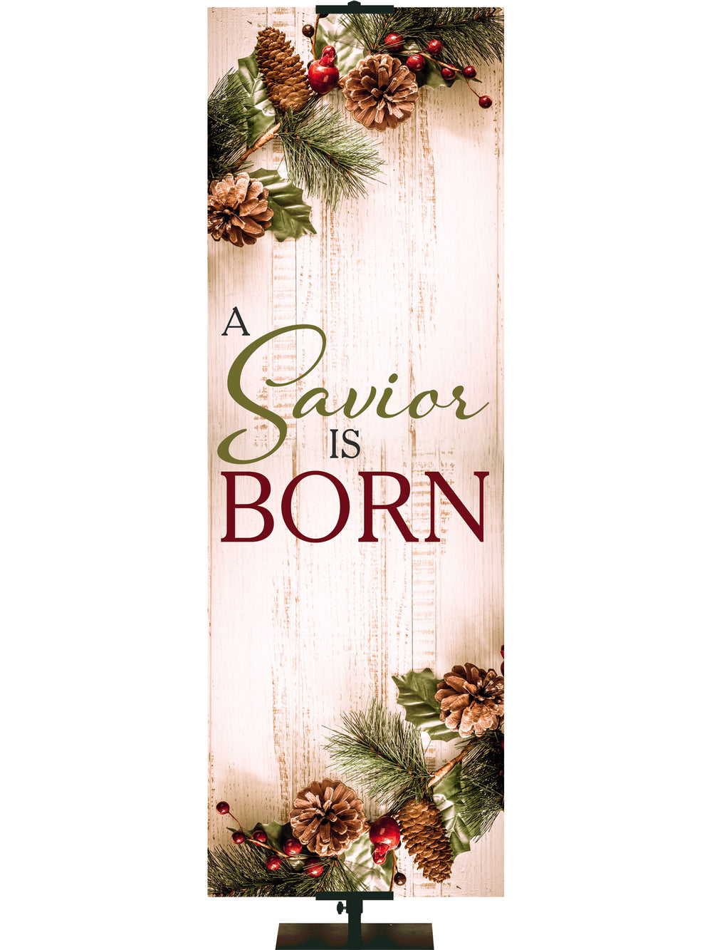 Heartland Christmas A Savior is Born - Christmas Banners - PraiseBanners