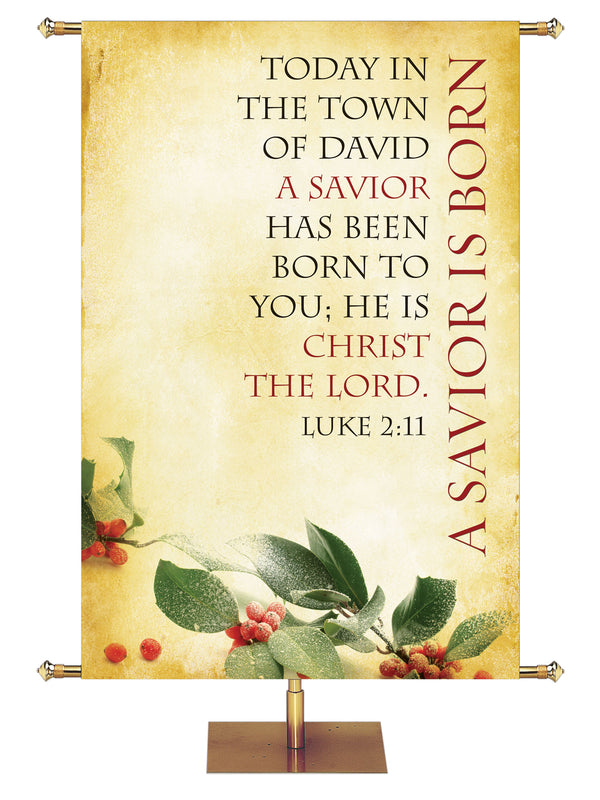 Traditional Christmas A Savior is Born