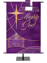Away in a Manger Mighty God - Christmas Banners - PraiseBanners