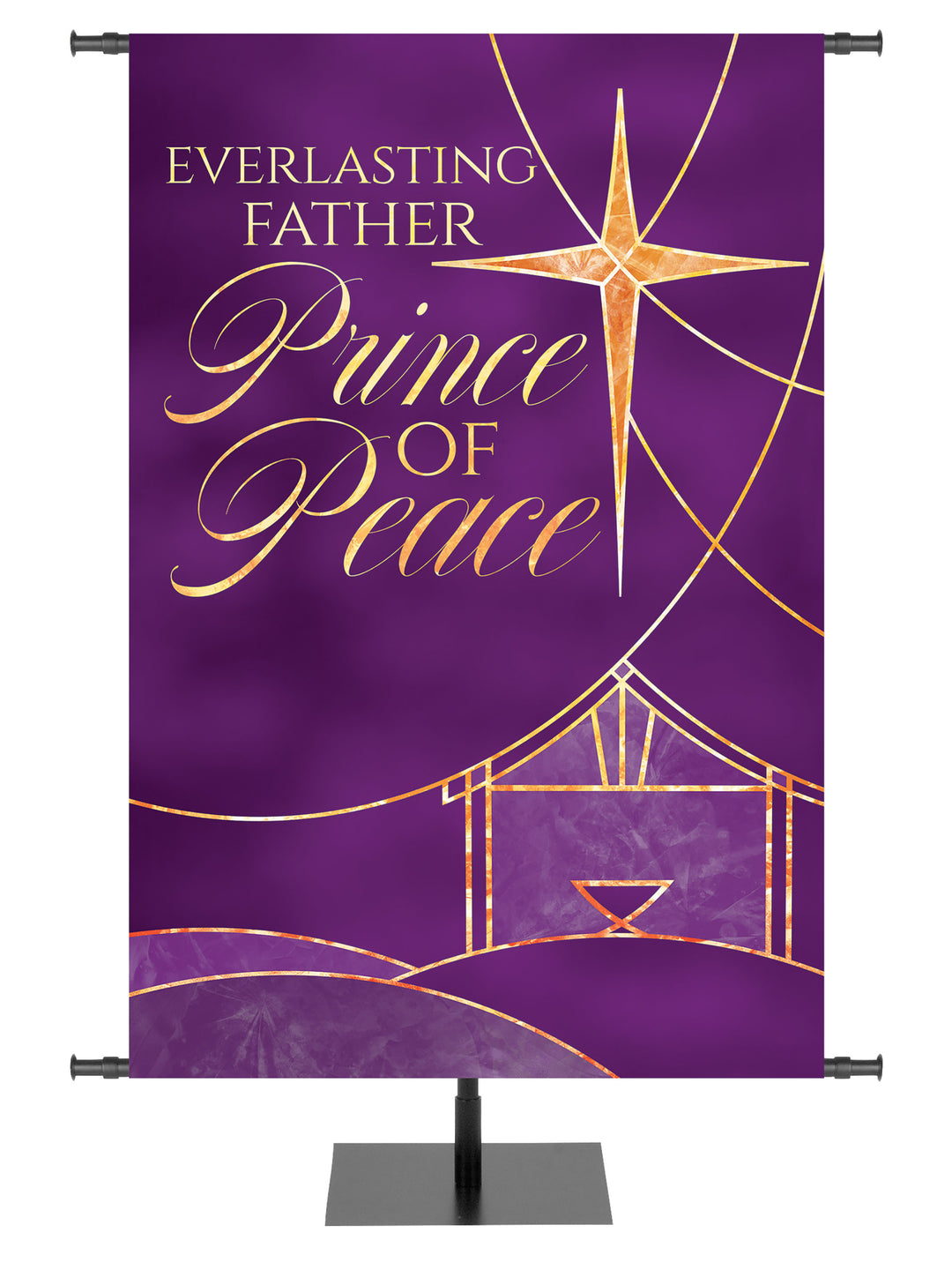 Away in a Manger Prince of Peace - Christmas Banners - PraiseBanners
