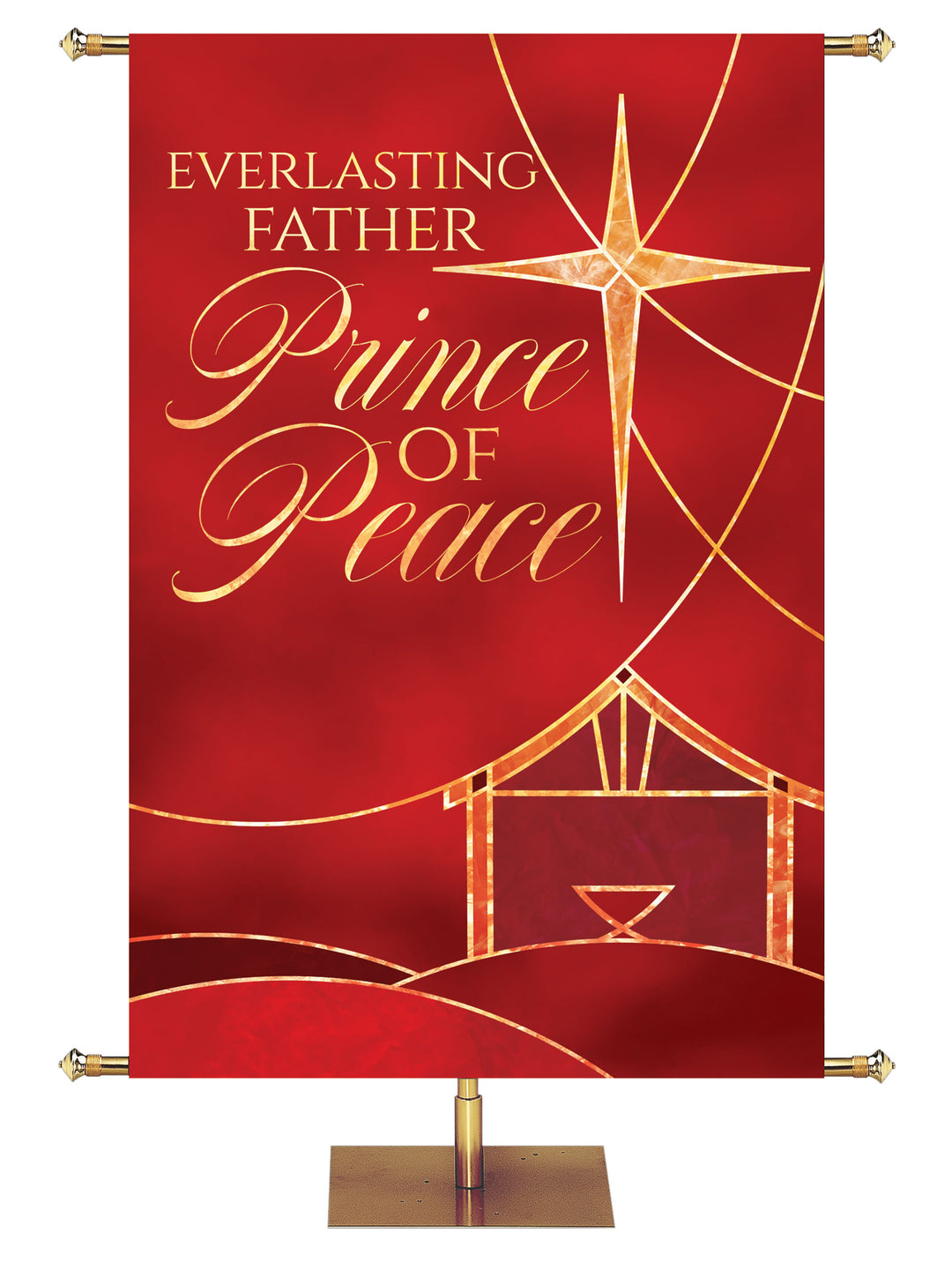 Away in a Manger Prince of Peace - Christmas Banners - PraiseBanners