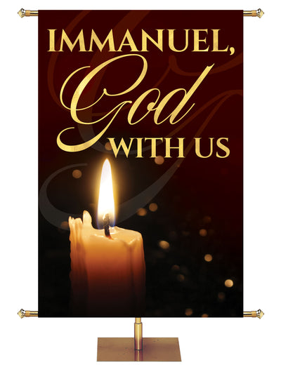 Light of Christmas Immanuel - Christmas Banners - PraiseBanners