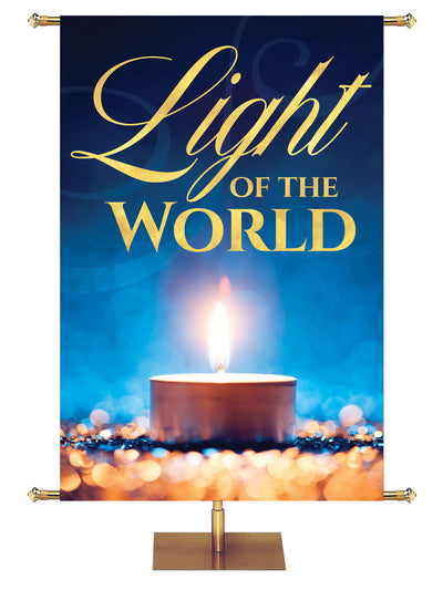 Light of Christmas Light of the World - Christmas Banners - PraiseBanners