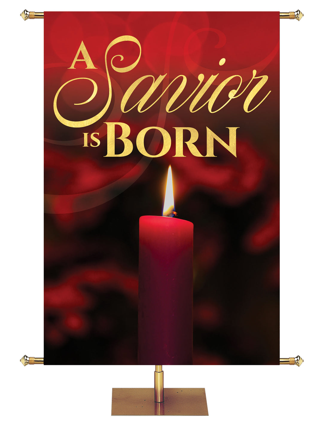 Light of Christmas A Savior is Born - Christmas Banners - PraiseBanners