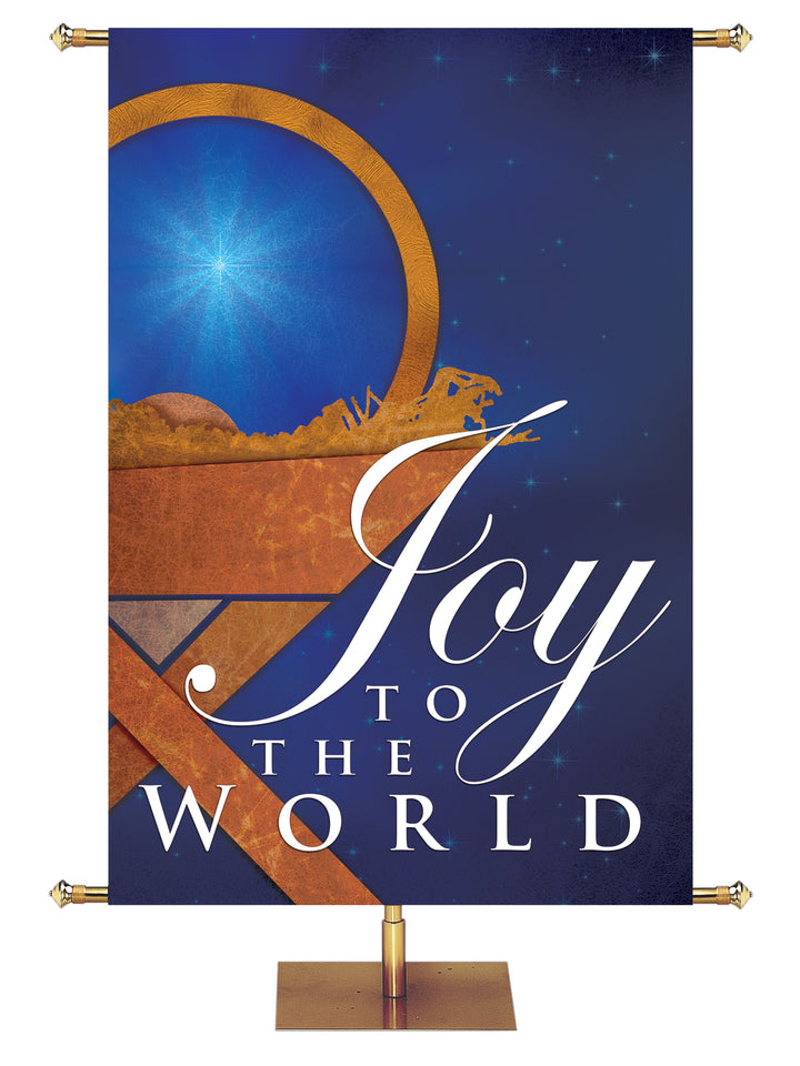 Noel Nativity Joy to the World - Christmas Banners - PraiseBanners
