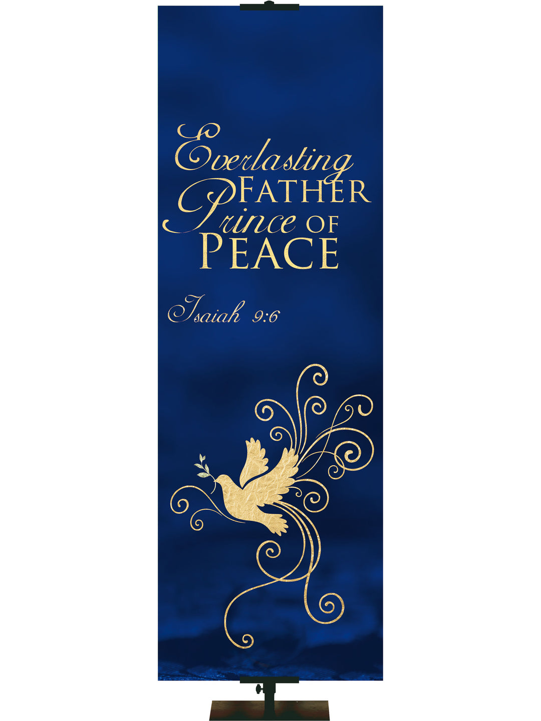 Everlasting Father Faux Foil Christmas Banner