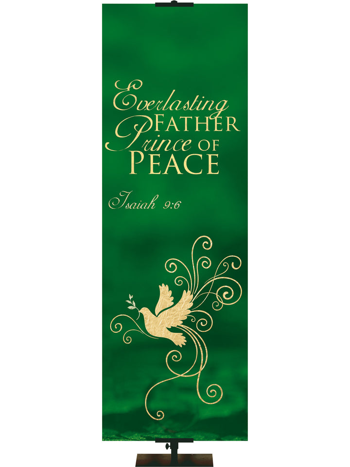 Christmas Foil Everlasting Father - Christmas Banners - PraiseBanners