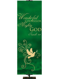 Christmas Foil Wonderful Counselor - Christmas Banners - PraiseBanners