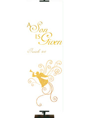 Christmas Foil A Son is Given - Christmas Banners - PraiseBanners
