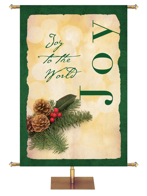 Rustic Christmas Joy - Christmas Banners - PraiseBanners