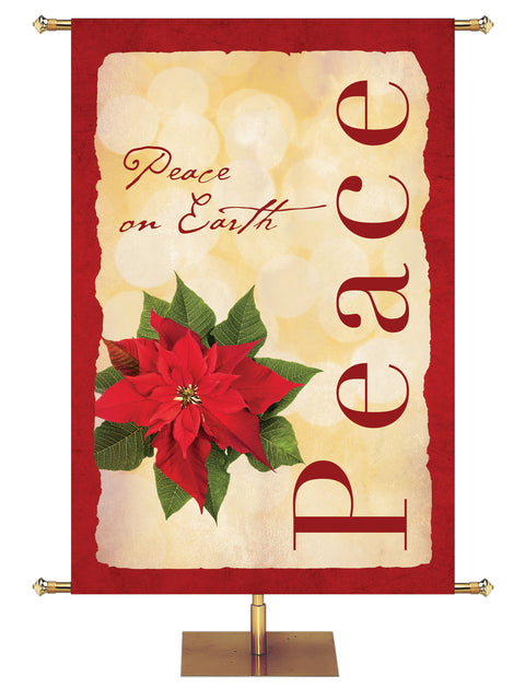 Rustic Christmas Peace - Christmas Banners - PraiseBanners