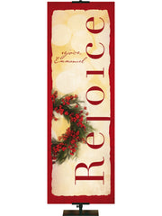 Rustic Christmas Rejoice - Christmas Banners - PraiseBanners