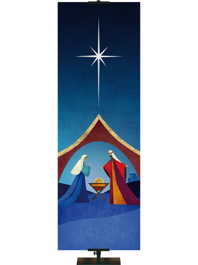Custom Manger-Right - Custom Christmas Banners - PraiseBanners