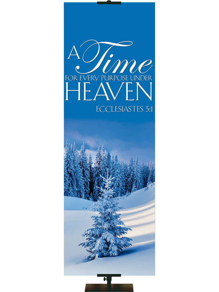 Portraits of Sacred Winter A Time for Every Purpose A - Christmas Banners - PraiseBanners