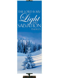 Portraits of Sacred Winter The Lord is My Light A - Christmas Banners - PraiseBanners