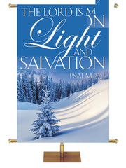 Portraits of Sacred Winter The Lord is My Light A - Christmas Banners - PraiseBanners