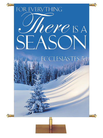 Portraits of Sacred Winter There is A Season A - Christmas Banners - PraiseBanners