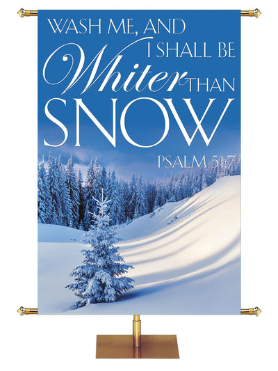 Portraits of Sacred Winter Whiter Than Snow A - Christmas Banners - PraiseBanners