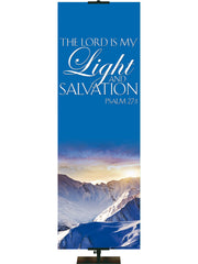 Portraits of Sacred Winter The Lord is My Light C - Christmas Banners - PraiseBanners
