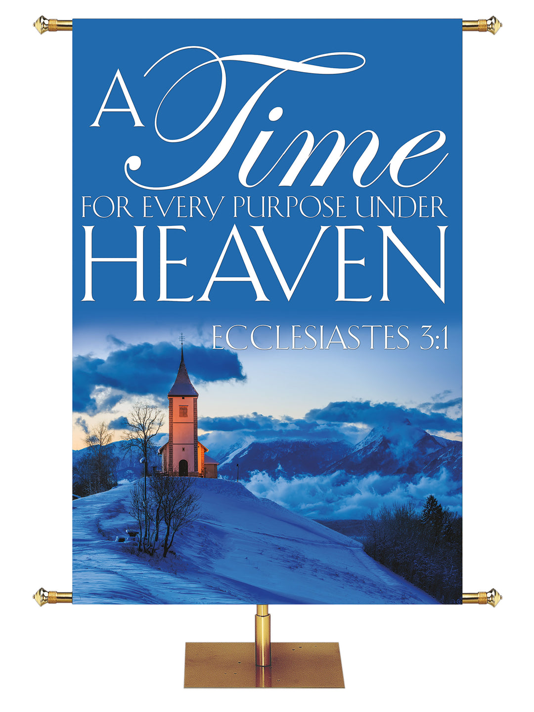 Portraits of Sacred Winter A Time for Every Purpose E - Christmas Banners - PraiseBanners