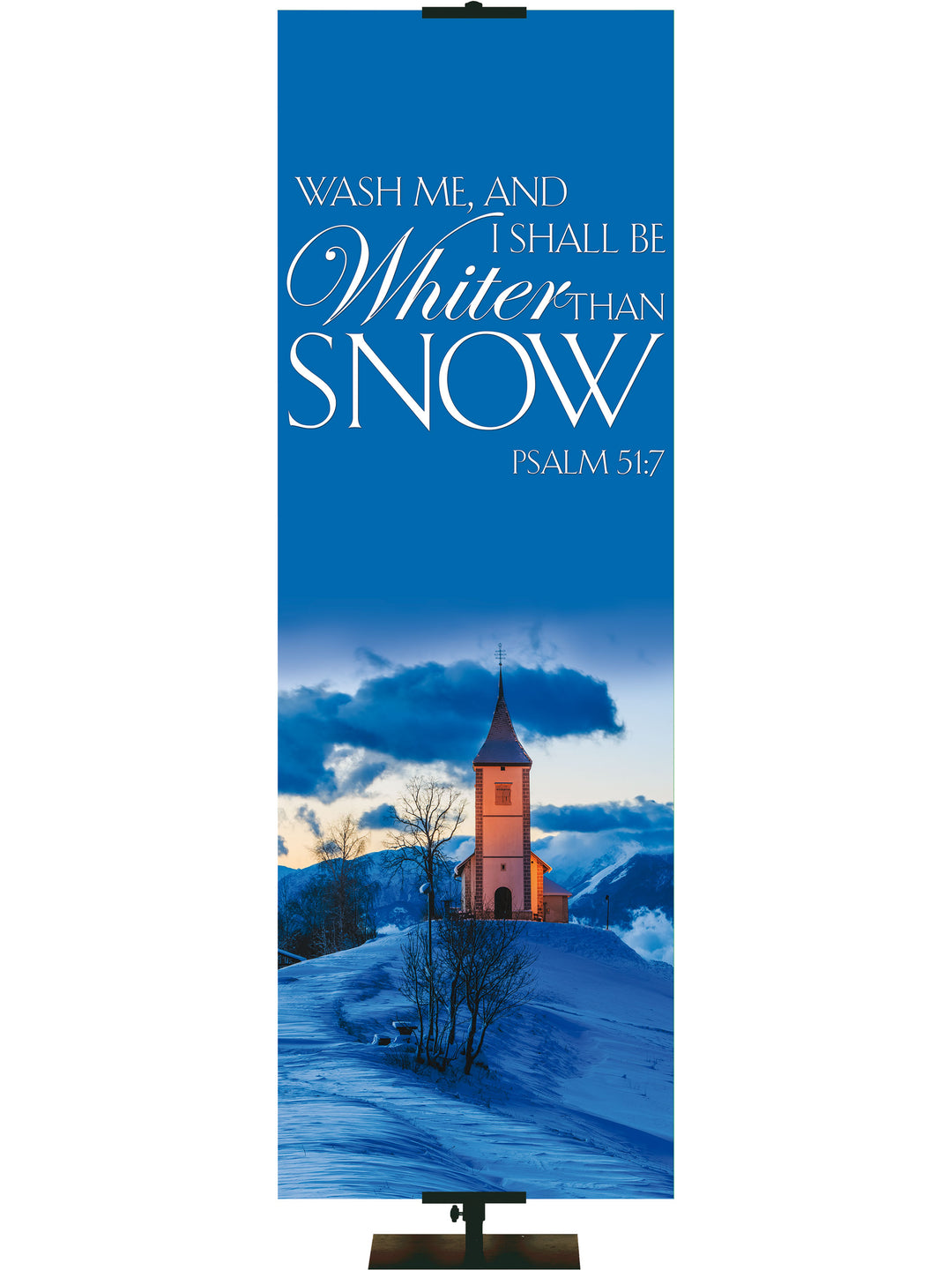 Portraits of Sacred Winter Whiter Than Snow E - Christmas Banners - PraiseBanners