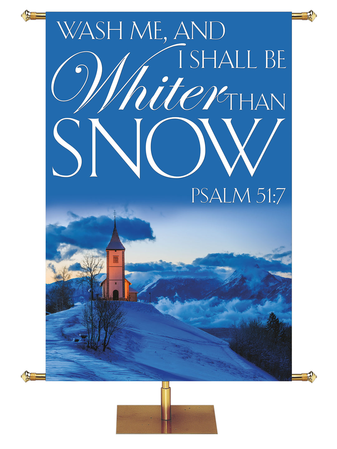 Portraits of Sacred Winter Whiter Than Snow E - Christmas Banners - PraiseBanners